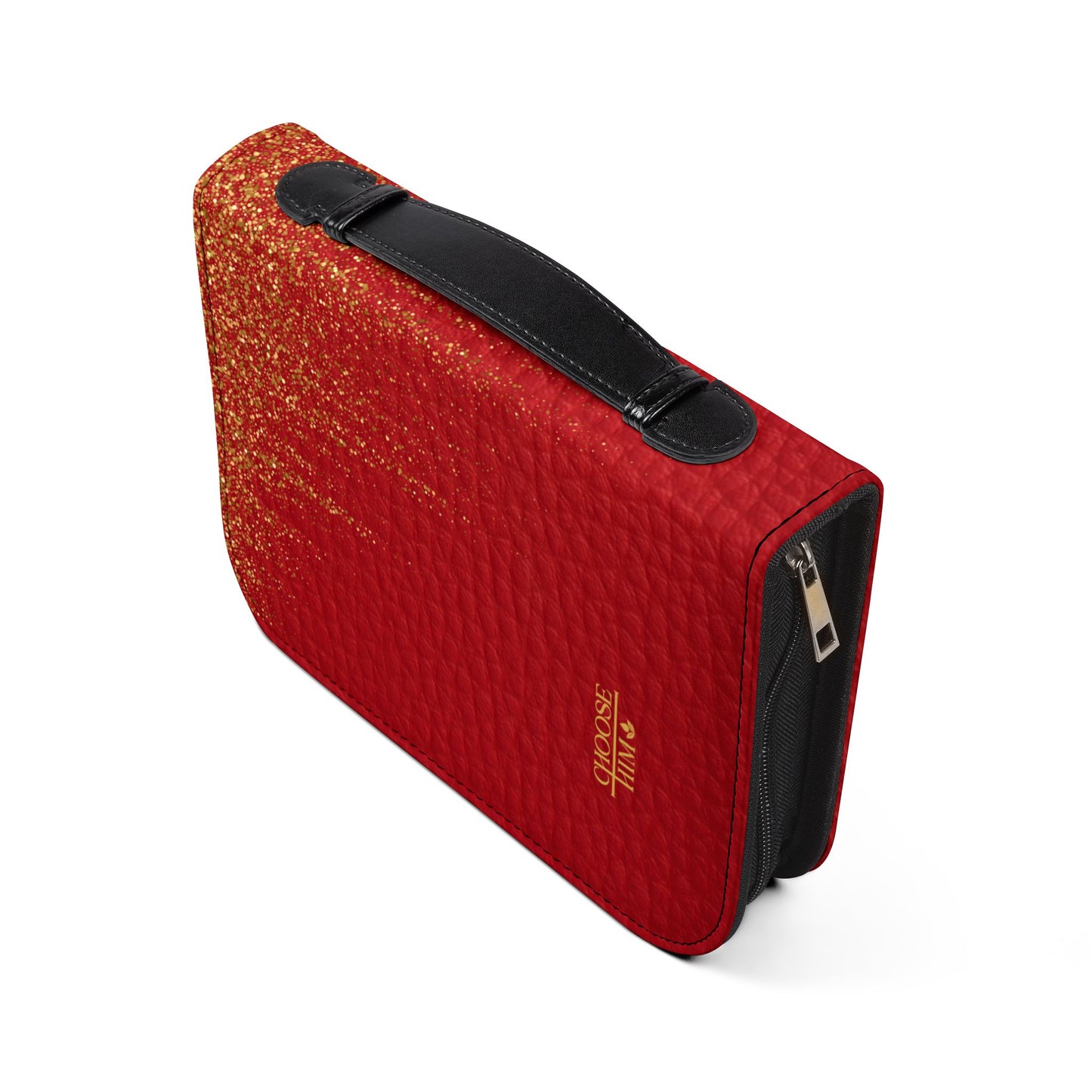 Choose Him Red Sparkle Bible Cover