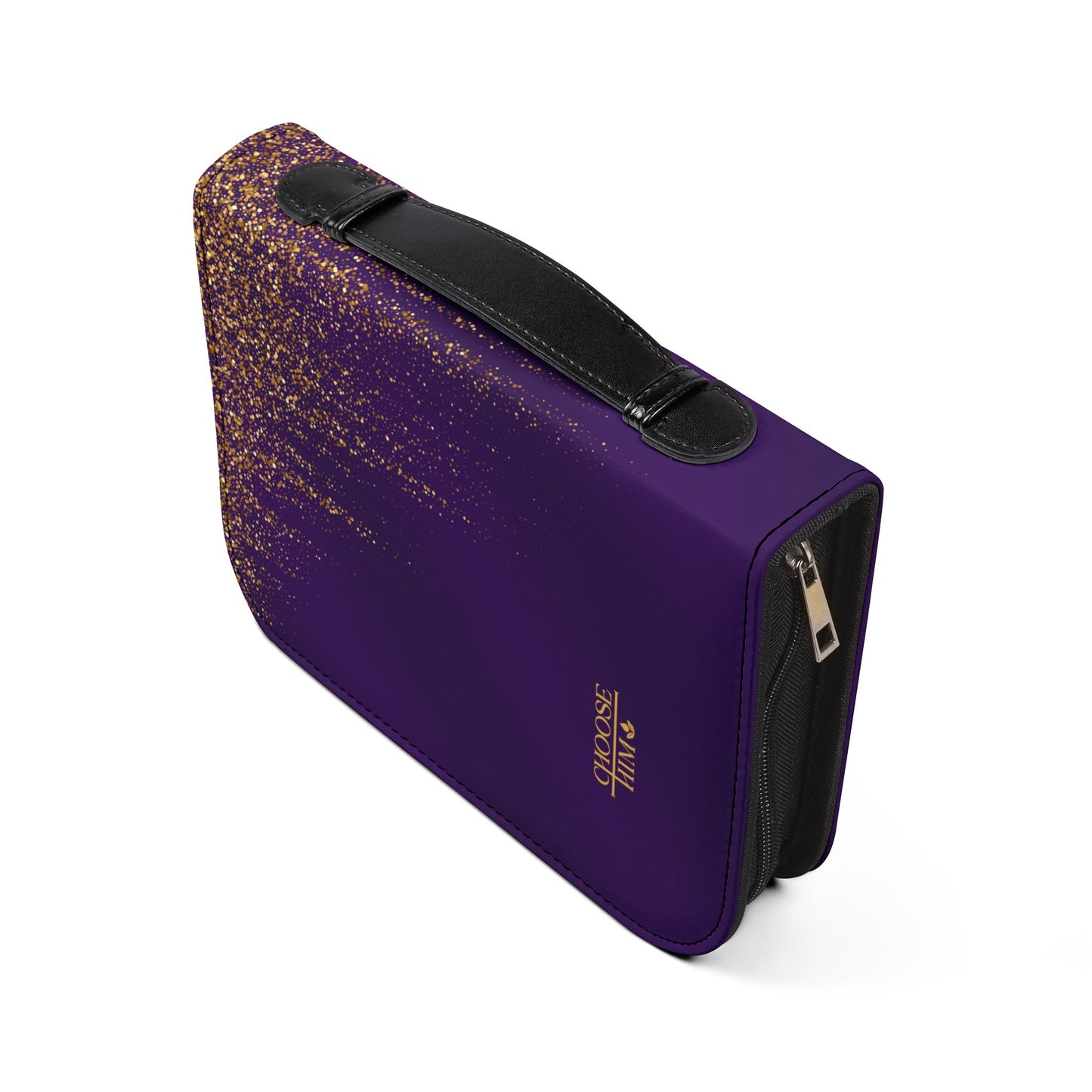 Choose Him Purple Sparkle Bible Cover