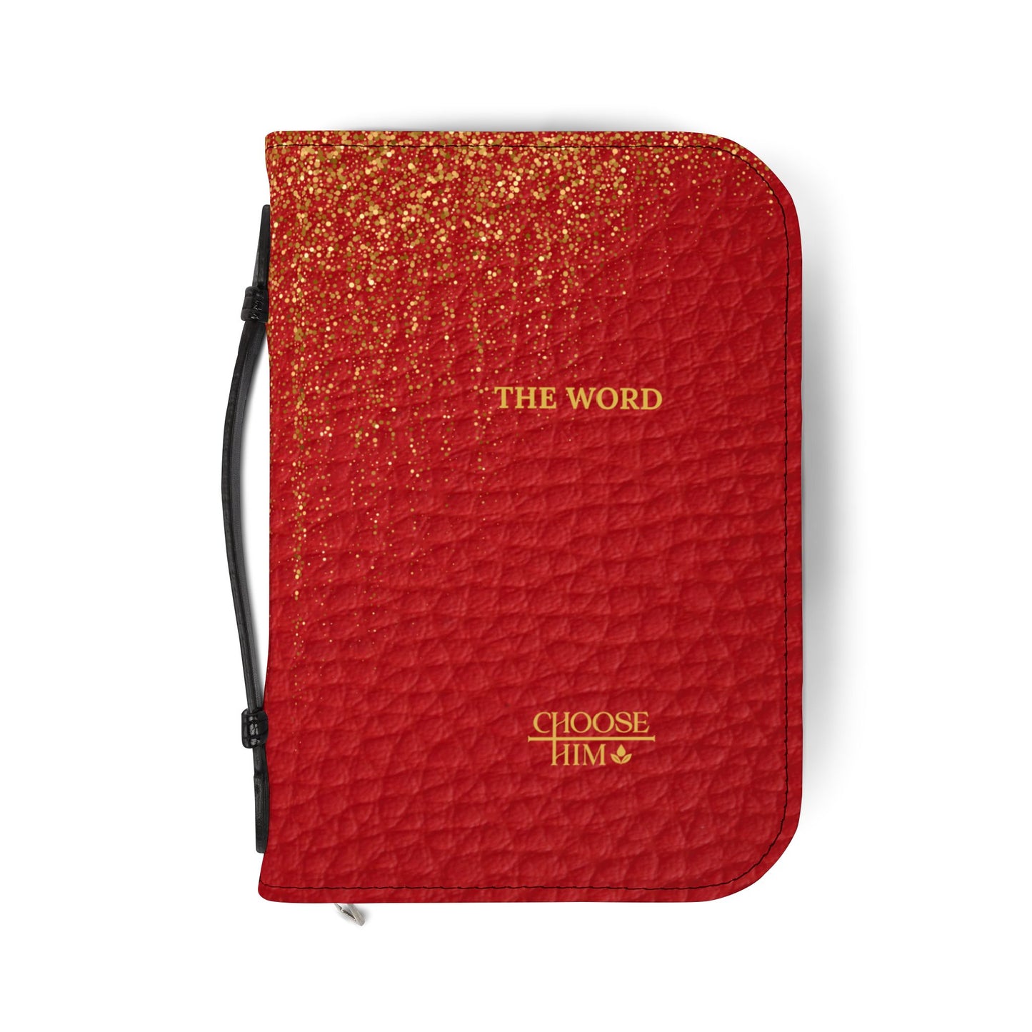 Choose Him Red Sparkle Bible Cover