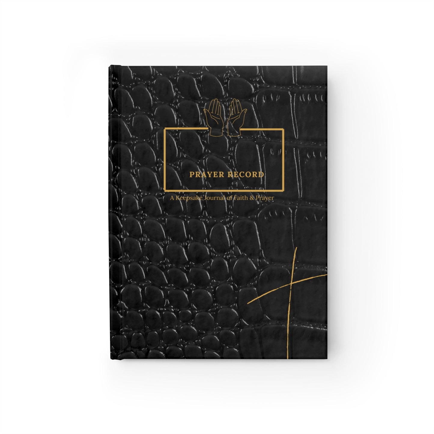 My Prayer Record Journal - Black Aligator