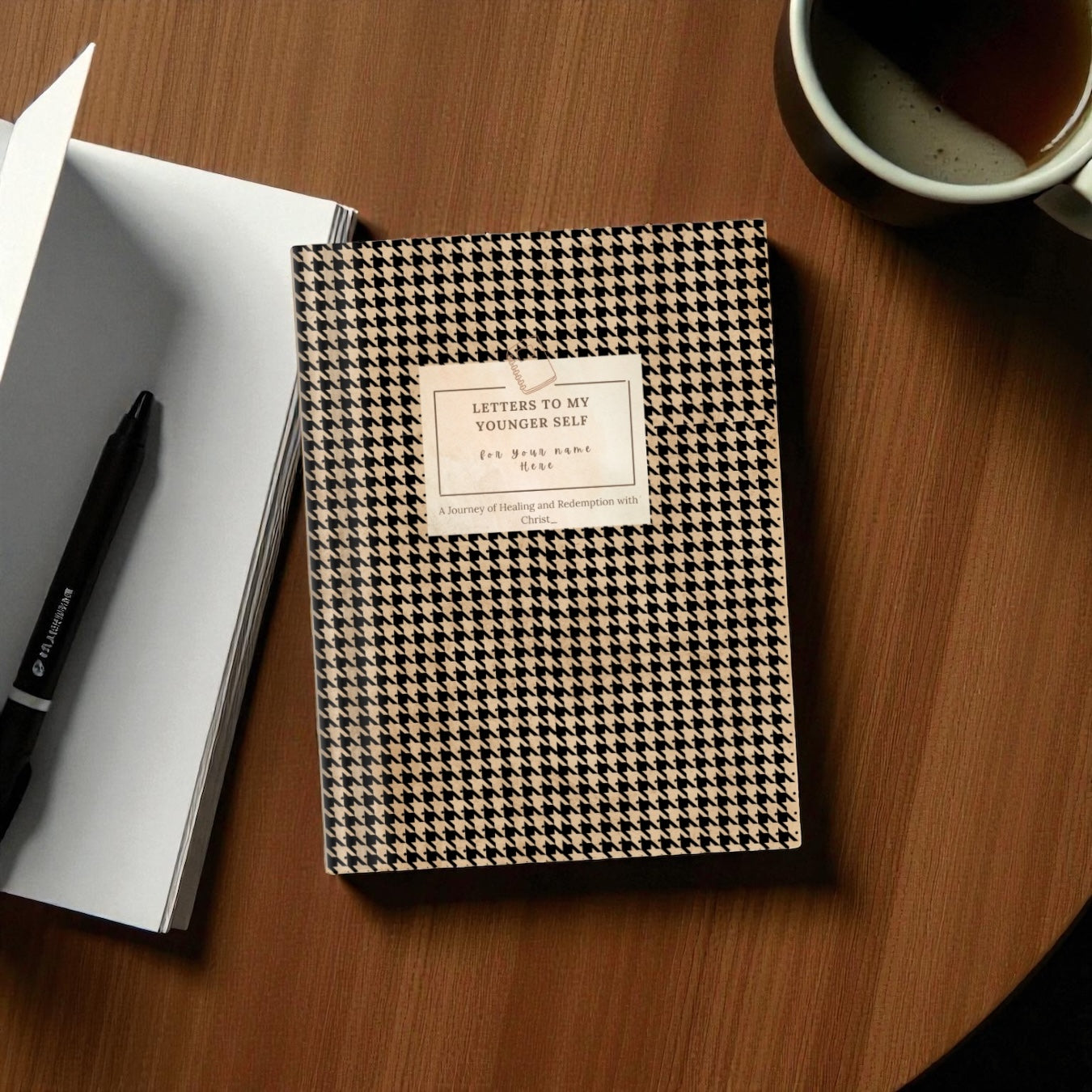 Letters to Myself Keepsake Journal - Houndstooth