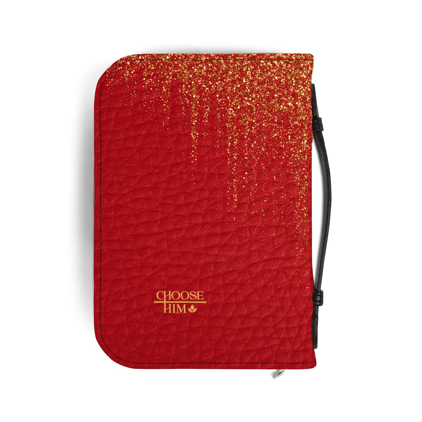 Choose Him Red Sparkle Bible Cover