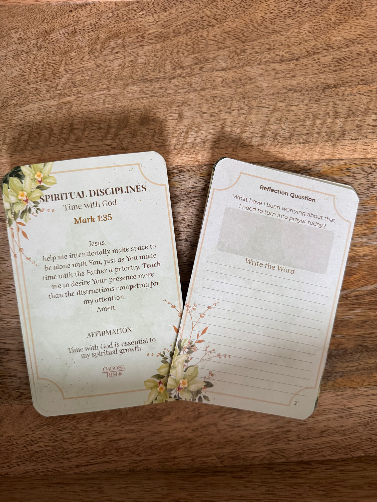 Quiet Time Cards Growth Set