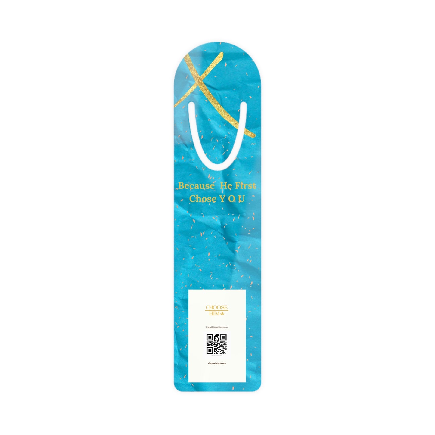 Choose Him Blue Bookmark