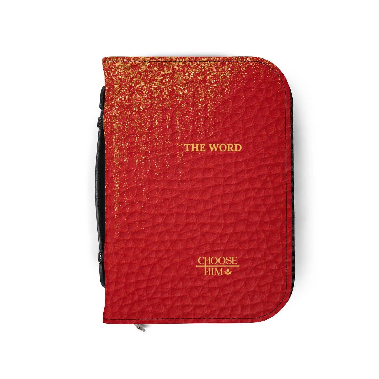 Choose Him Red Sparkle Bible Cover