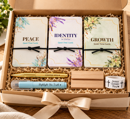 Quiet Time Cards Trio Gift Set