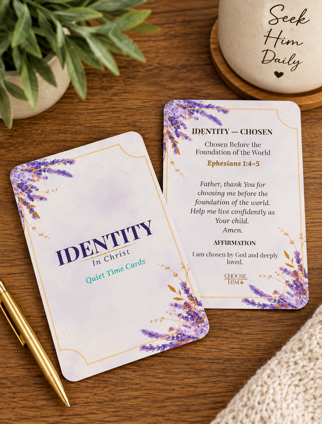 Quiet Time Cards Trio Gift Set