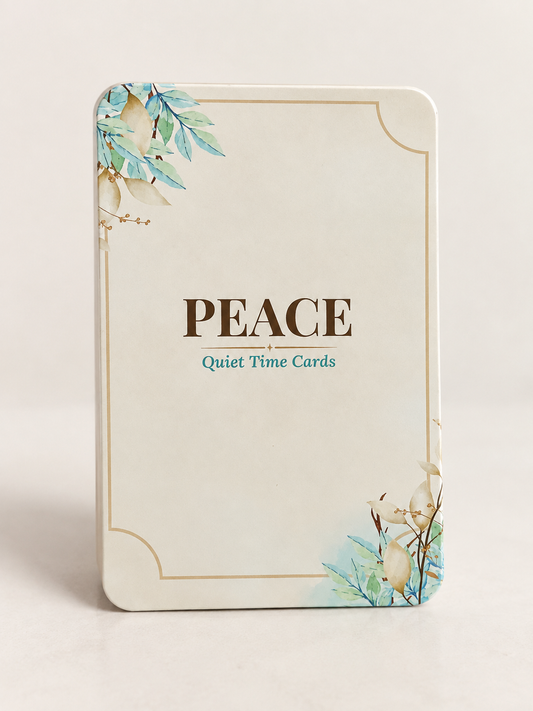 Quiet Time Cards Peace Set