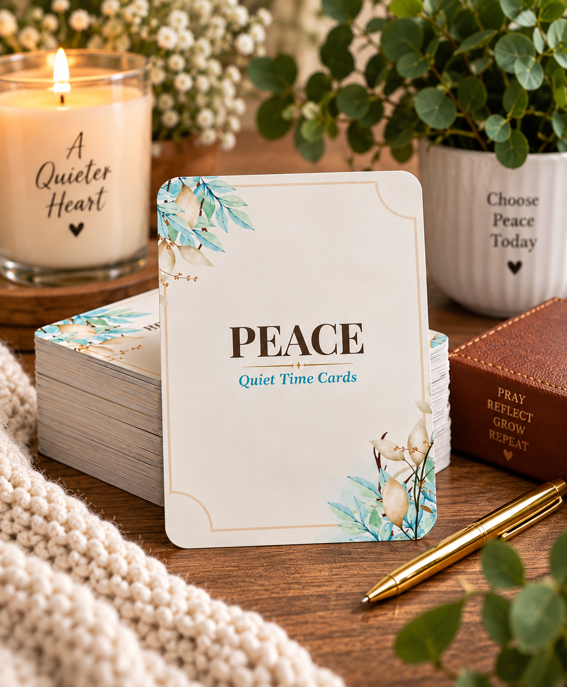 Quiet Time Cards Peace Set