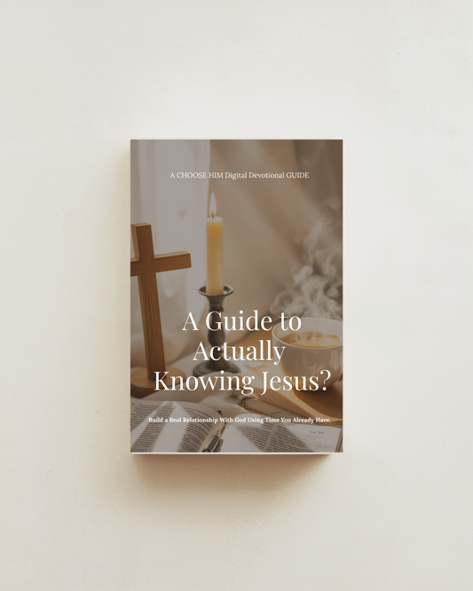 Guide To Actually Knowing Jesus